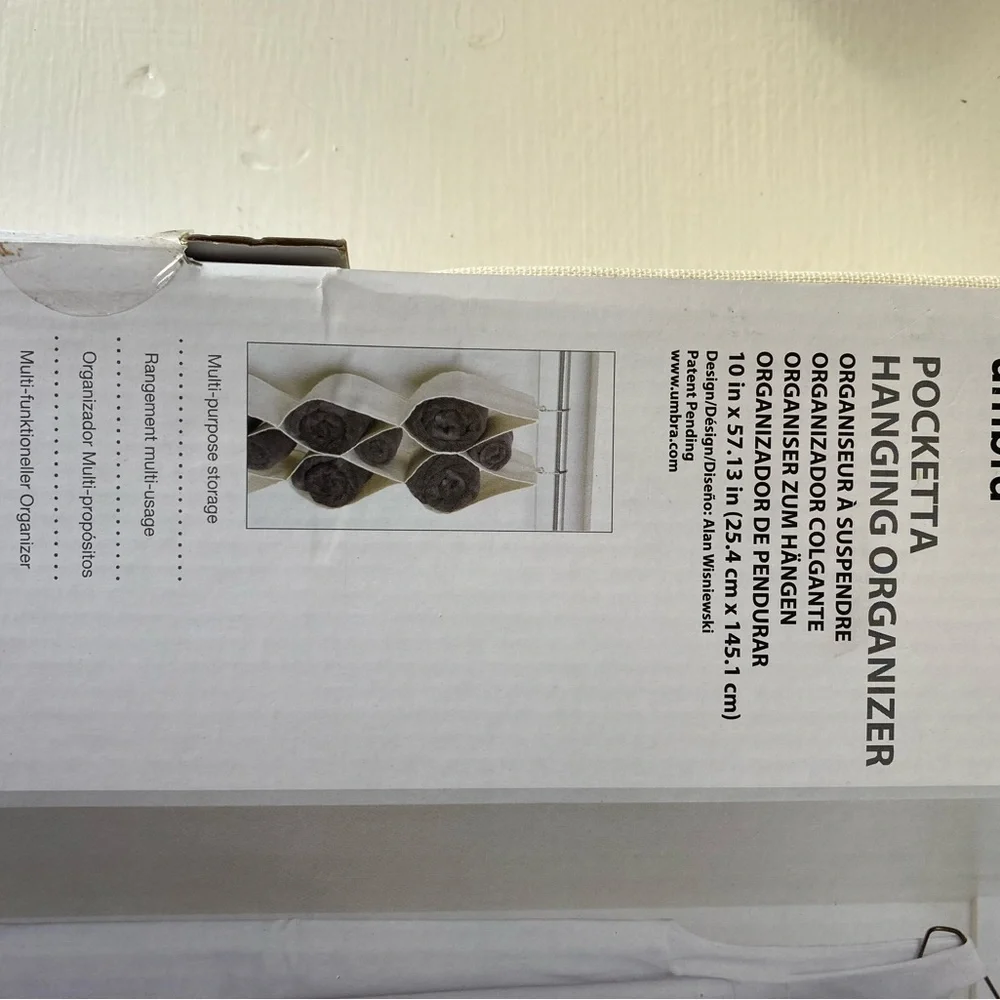 Container Store Hanging Clothes Storage Bags PEVA with zippers